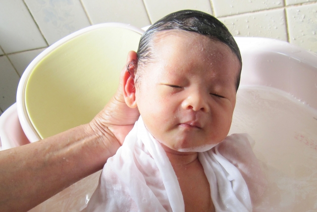 新生児のお風呂